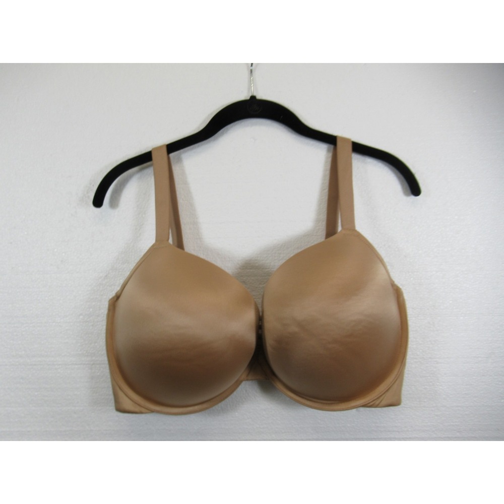 Soma Stunning Push Up Bra 36H Beige Underwire Satin Padded